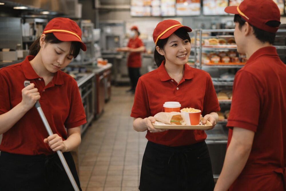 ゼッテリア（旧ロッテリア）のバイトが「きつい」「もう辞めたい」と感じる理由や口コミをイメージしたアイキャッチ画像